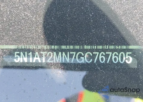 2016 Nissan Rogue Sv из США, поврежденный, VIN 5N1AT2MN7GC767605